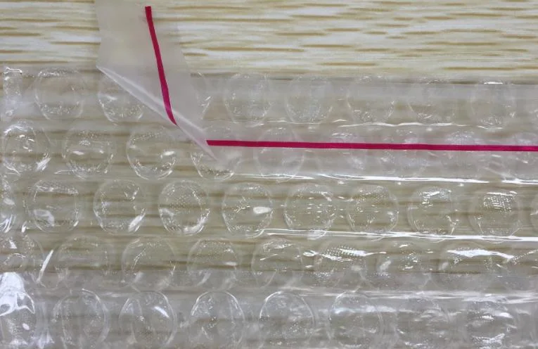 Self-Adhesive Inflatable Strip Plastic Tapes Air Self Adhesives Double Bubble Bags