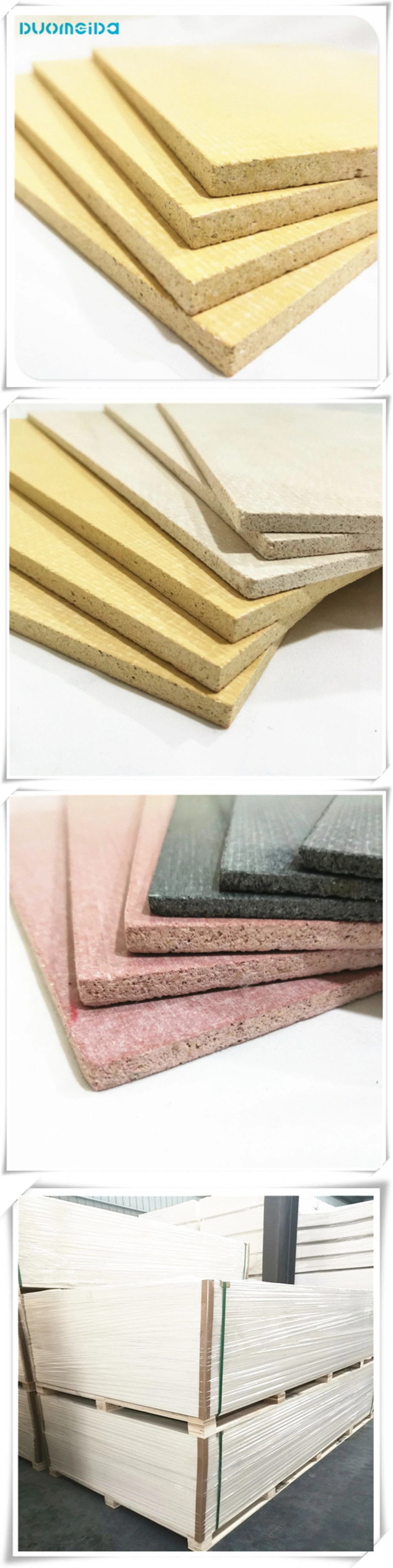 Non-Asbestos Fire Resistant Fiber Magnesium Cement Board Grey MGO Board