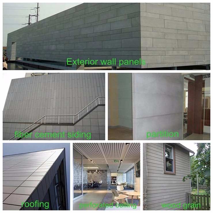 Fiber Cement Board for Exterior Wall Cladding Cement Panel