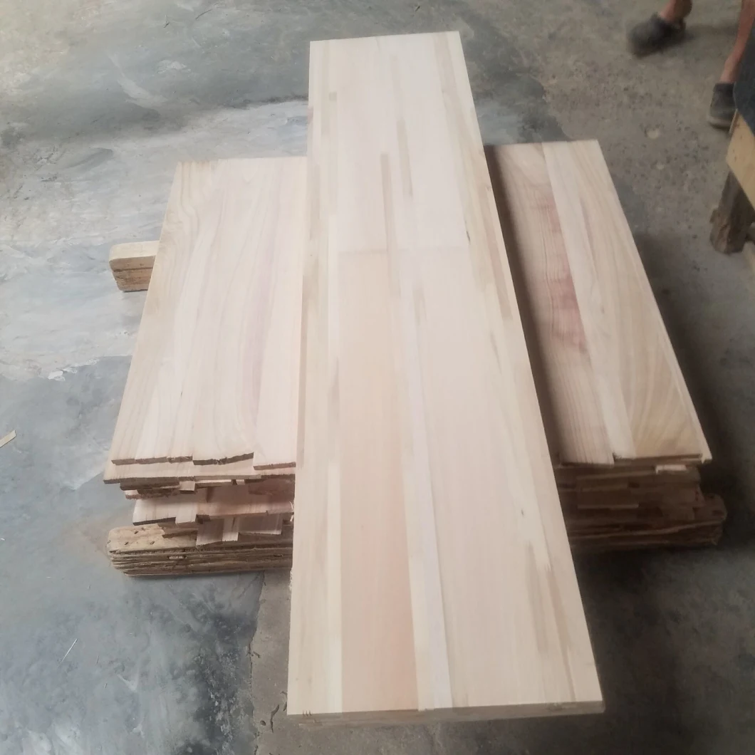 Paulownia Wood Strips Triangle Timber Battens for Furniture Use