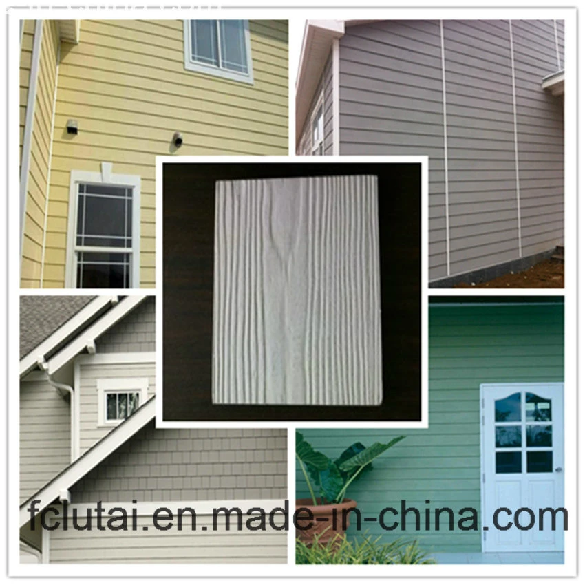 100% Non Asbestos Fiber Cement Wood Grain Wall Panel