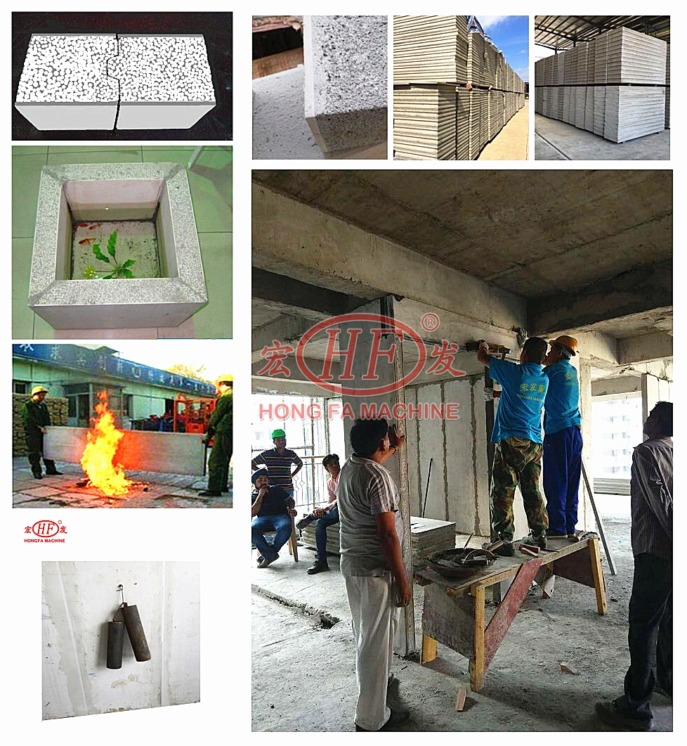 Lightweight Gypsum Wall Panel Precast Concrete Wall Board Making Machine EPS Cement Wall Panel Production Line