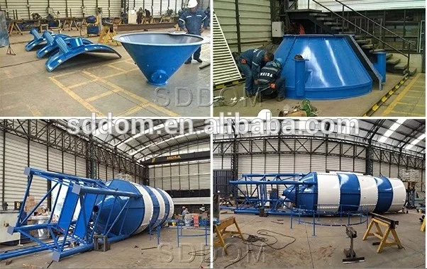 China Sddom Brand 30 to 4000 Tons Cement Storage Bin Cement Silo Structure Customized Cement Silo