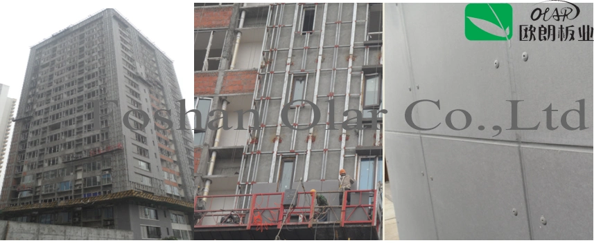 Exterior Cladding Fiber Cement Board with Asbestos Free, Decorative Building Material