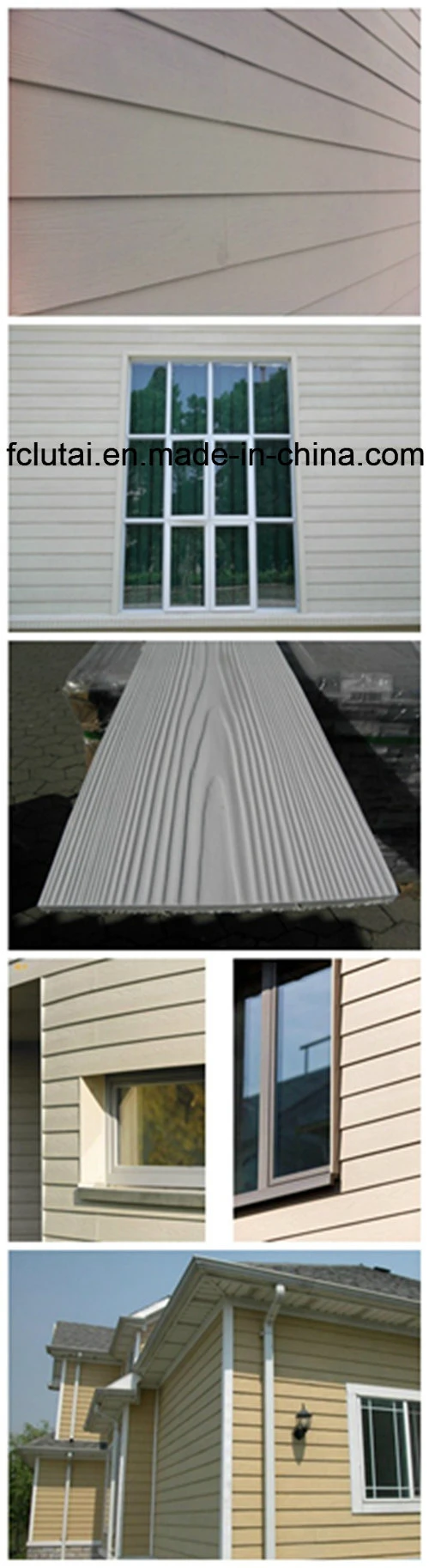 100% Non Asbestos Fiber Cement Wood Grain Wall Panel