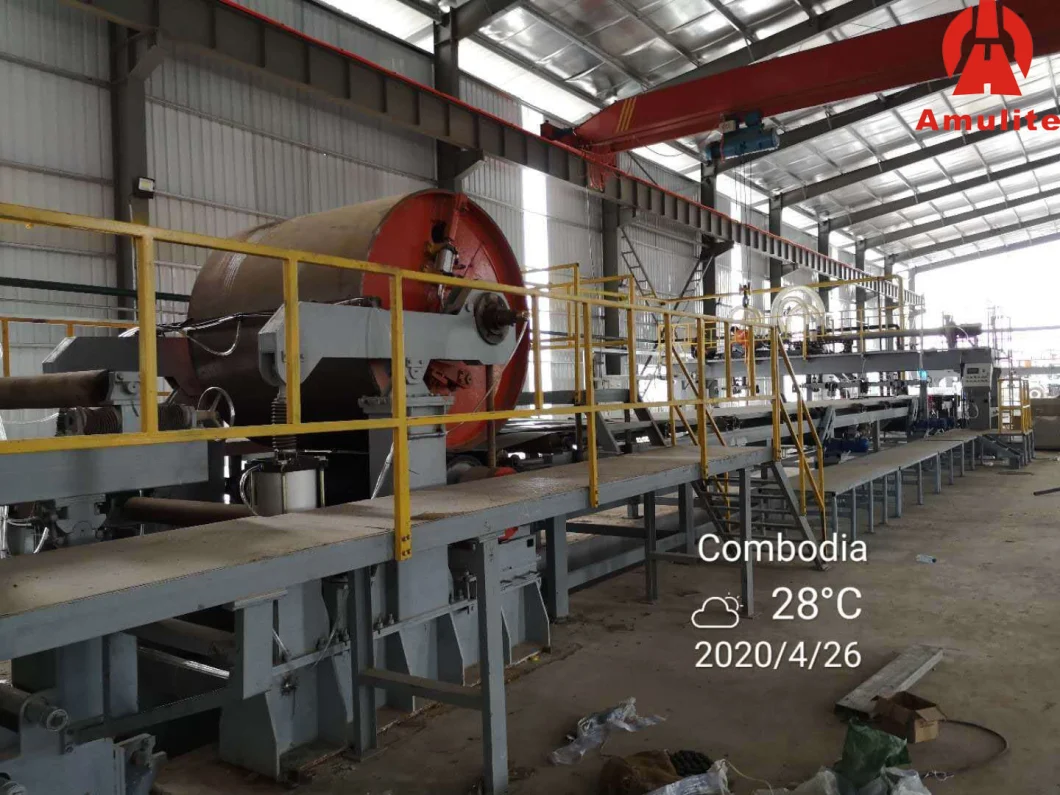 Fiber Cement Corrugated Sheet Production Line Installation Process-Cambodia