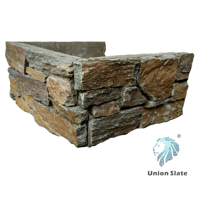 Exterior Wall Decoration Ledge Stone Panels Natural Outdoor Stacked Cement Back Wall Cladding