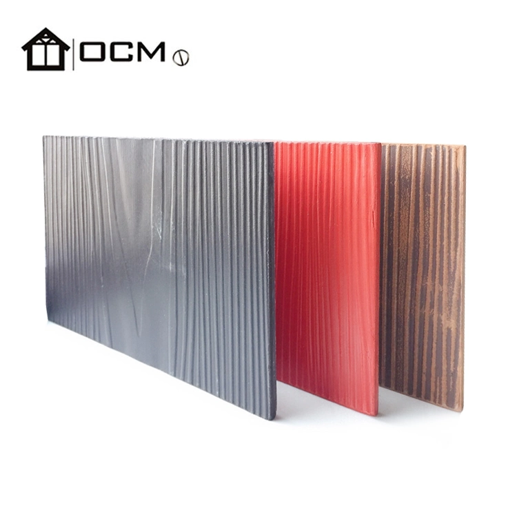Decoration Material Wall Panel Wood Grain Exterior/Externerl/Outdoor Siding Board Fibre Cement Cladding