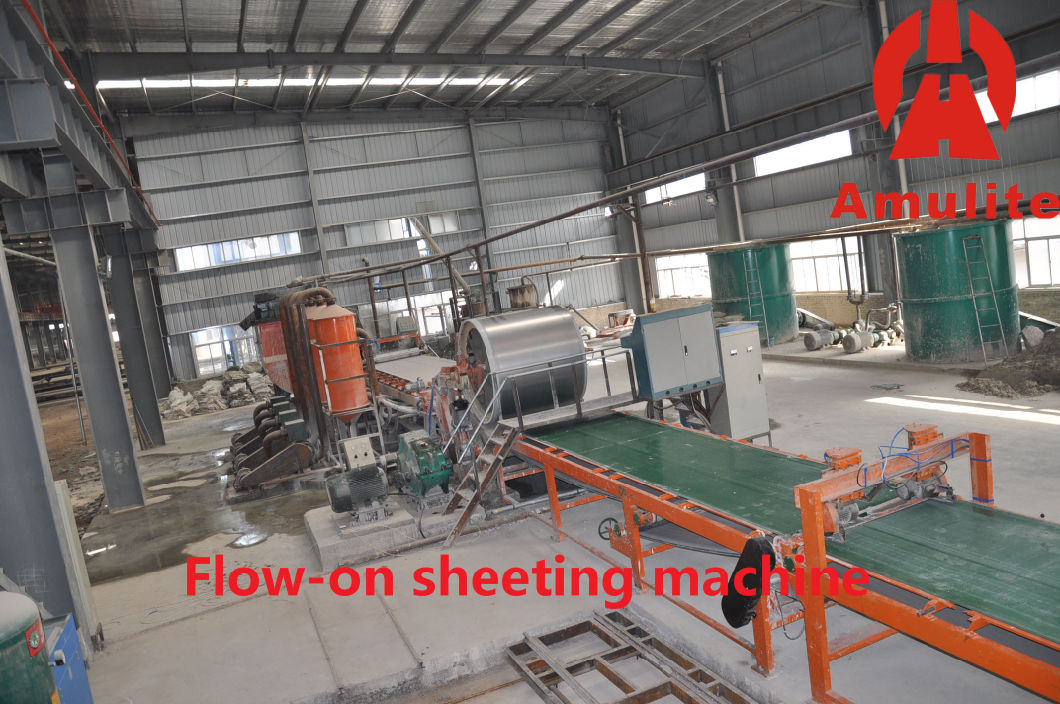 Calcium Silicate Fiber Cement Board Flow-on Double Width Production Line Project Cambodia