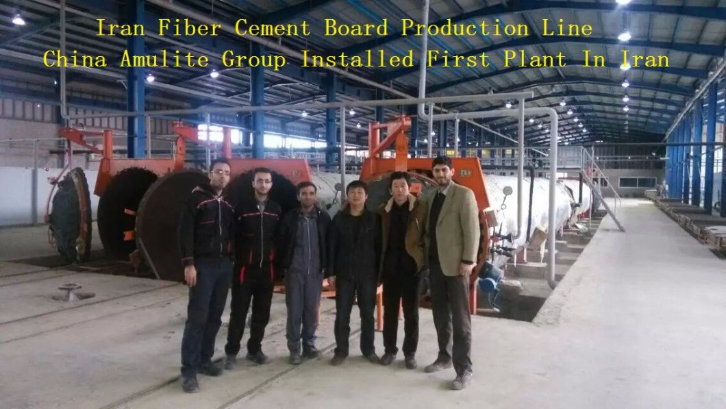 We Have Our Projects in Cambodia and India Cement Fibre Board Equipment