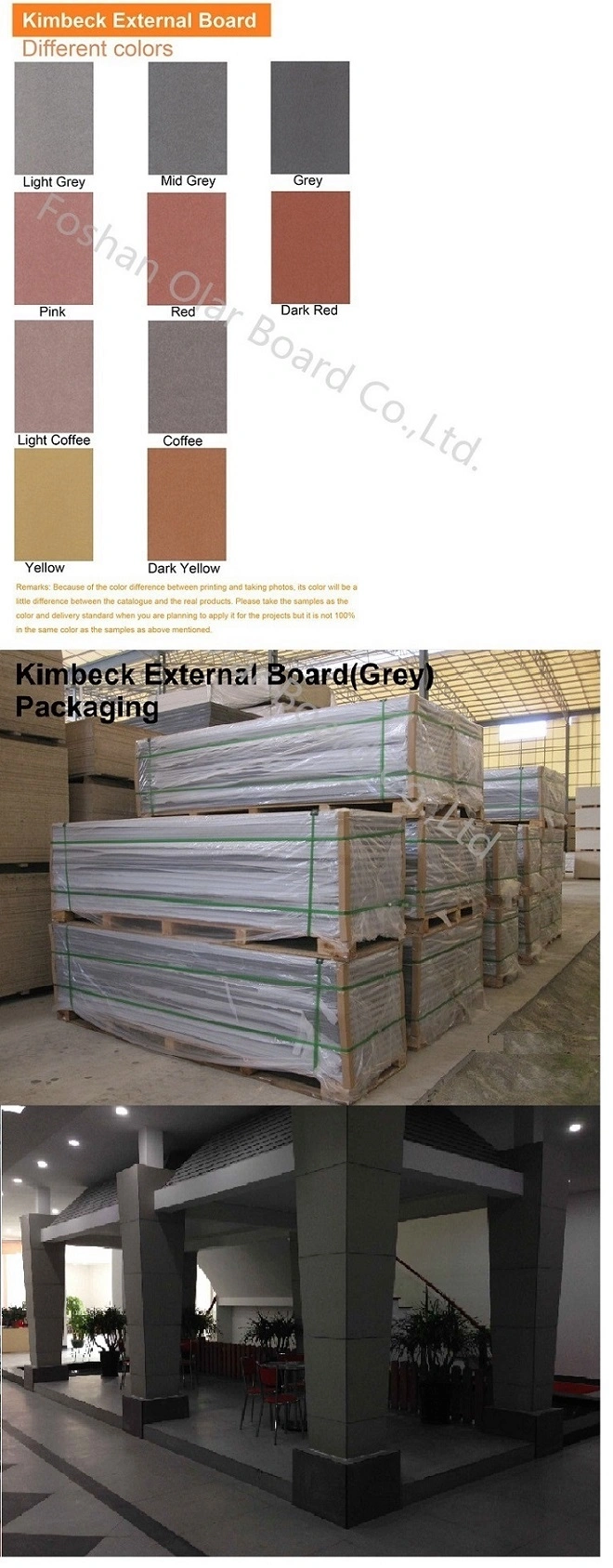 Color-Through Fiber Cement Cladding/ Facade Board for Projects