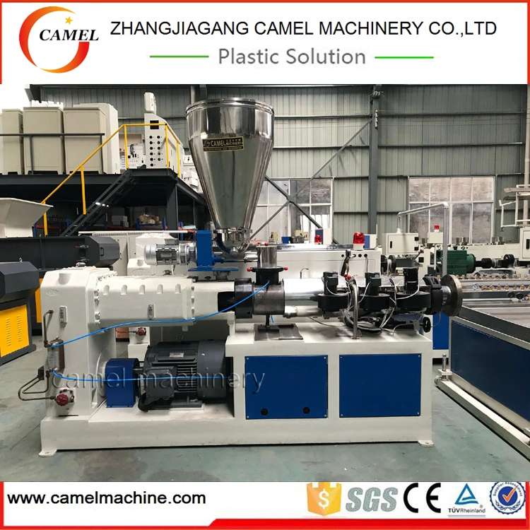 Sjsz Series Plastic Products Conical Twin-Screw Extruder for Plastic Pipe Profile Board
