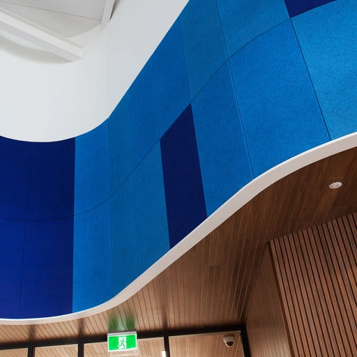 Acoustic Sound Absorbing Wood Wool Fiber Cement Ceiling Wall Panel