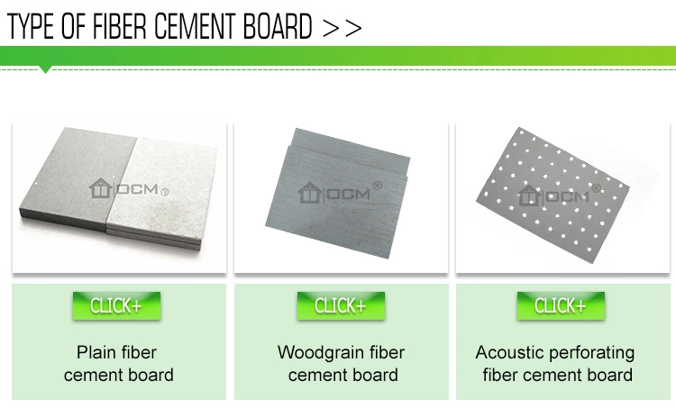 Decorative Fiber Cement Sheet Exterior Cladding