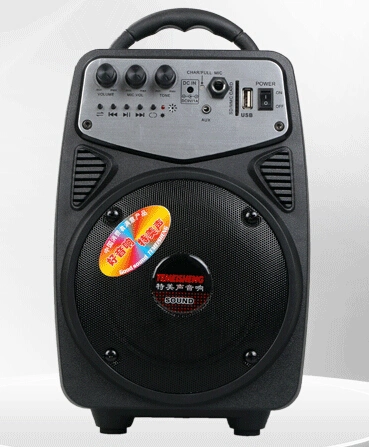 Portable Speaker with SD Card Slot and HiFi Bass Vibration Speaker for Outside Using Q2