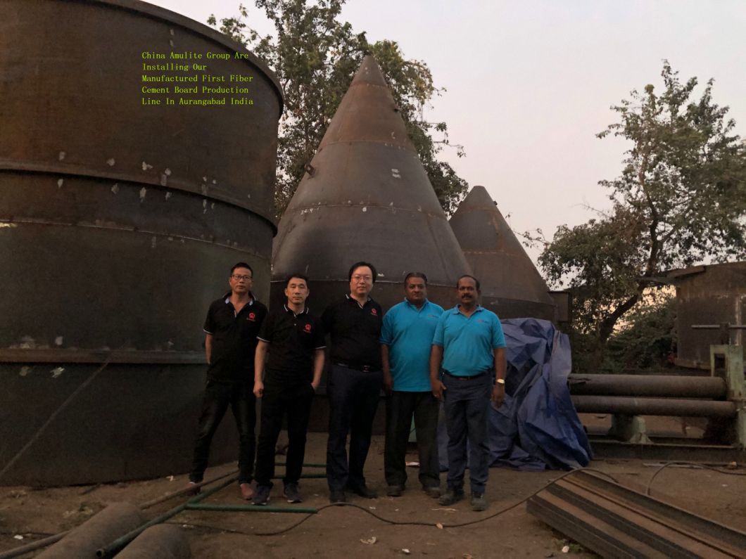 We Have Our Projects in Cambodia and India Cement Fibre Board Equipment