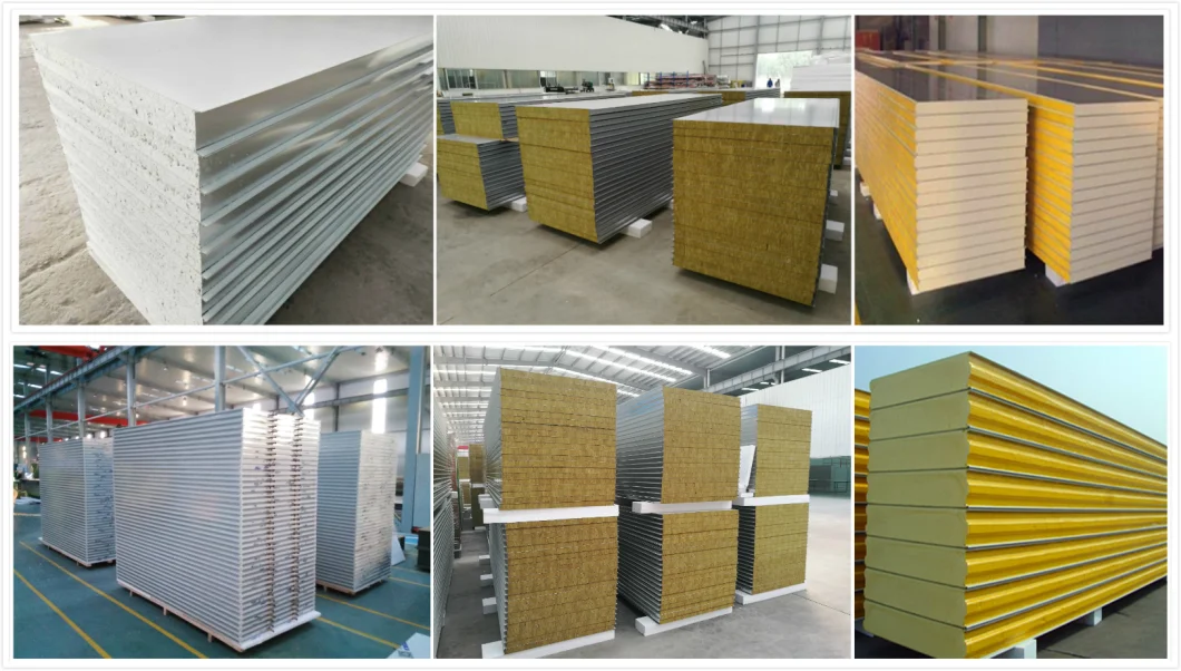 Installation Office Building Metal Warehouse House Plate Calcium Silicate Insulation Price Cleanroom Panel