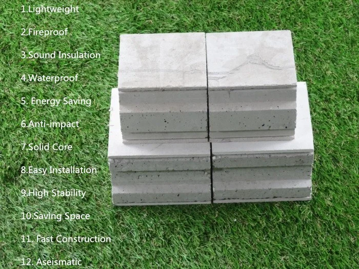 Building Insulation EPS Sandwich Fiber Cement Wall Panel
