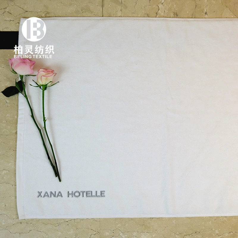 Wholesale Anti Slip Cotton Bath Hotel Bath Mat Luxury Absorbent Bathroom Mat