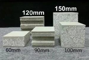 Buildings Insulation Fiber Cement Board EPS Cement Sandwich Wall Panel