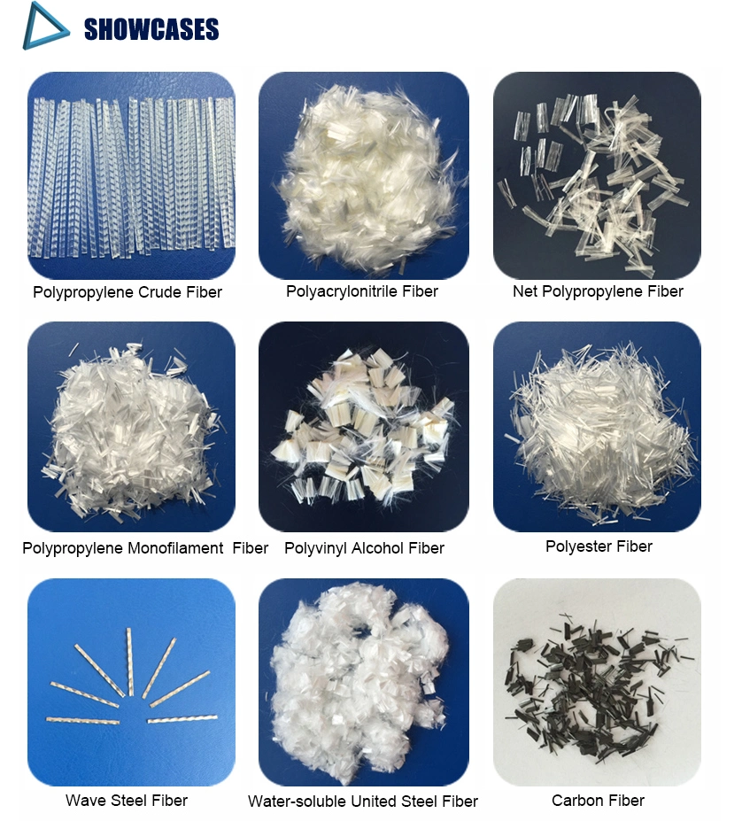 Polypropylene Crude Fiber (Steel-Wire-Like Fibre) Used in Cement