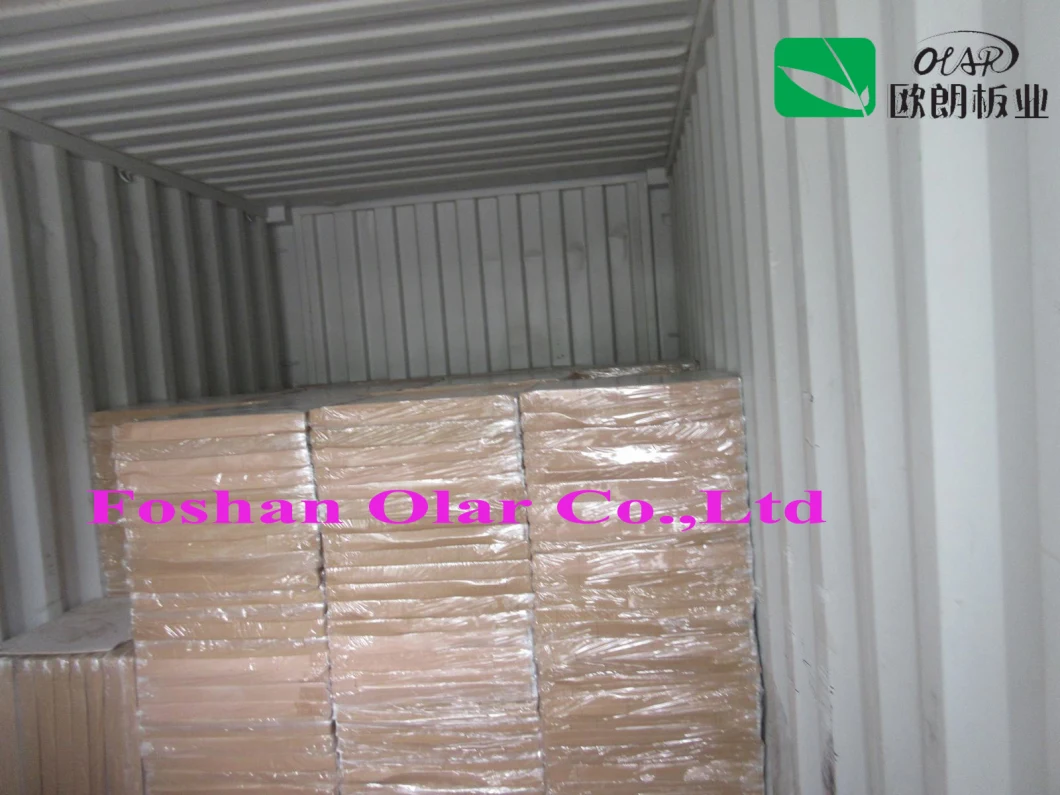 Fiber Cement Board--Ceiling Tile with PVC Film for Building Material