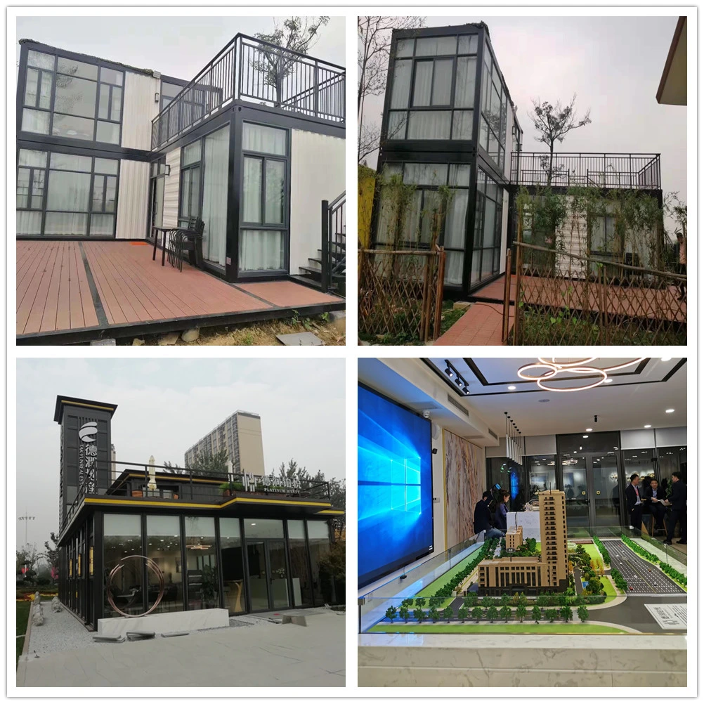 Luxury Prefabricated House Made by EPS Fiber Cement Container House with Sandwich Wall Panel
