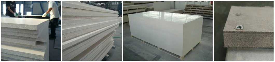 Fire Resistant Material MGO Board SIP Glass Magnesium Sulfate Board for Fireproof Place 12mm Factory Price
