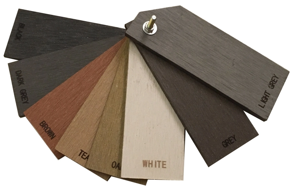 WPC Terrace Wood Flooring Grain Decking Wood Plastic Composite Grooved Waterproof Composite Solid Interlocking Decking Board