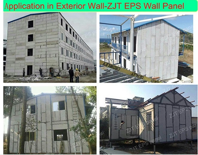 Sound Insulation Noise-Resistance EPS Fiber Cement Sandwich Partition Wall Panels
