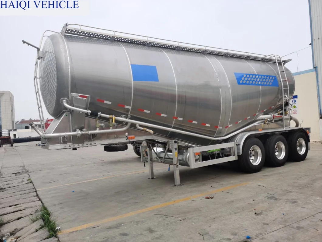 60m3 W-Type Cement Bulker/Bulk Cement Tanker Semi Trailer for Cement Delivery