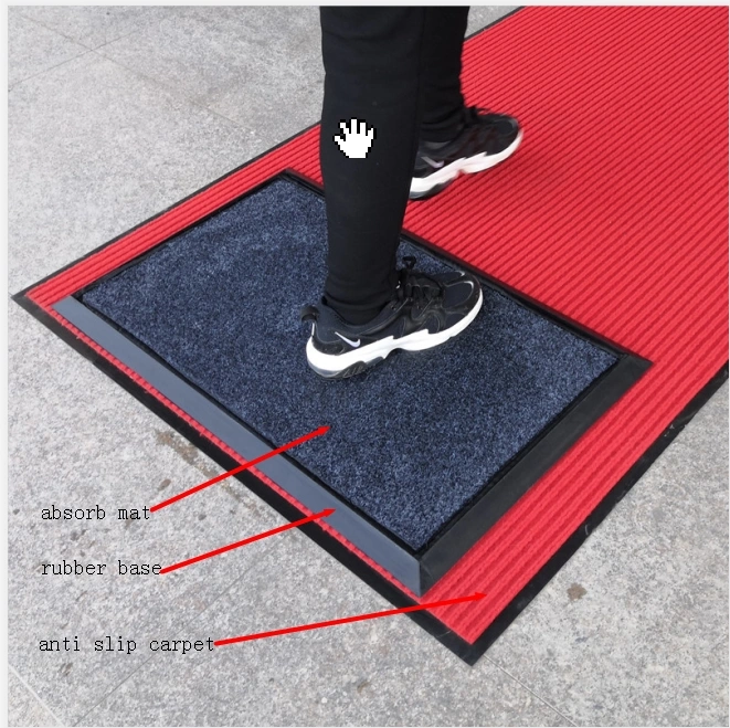 Antimicrobial High-Wall Disinfectant Shoe Sanitizer Disinfectant Foot Bath Mat