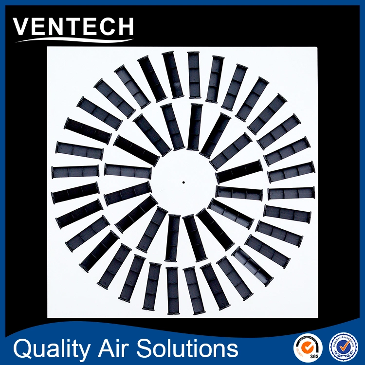 Ventech Ventilation Slot Ceiling Diffusers Gi Sheet Air Inlet Square Ceiling Swirl Air Diffuser