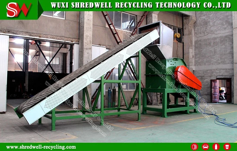 Automatic Hammer Shredder Recycling Scrap Aluminum/ Used Barrel/Waste Metal Drum
