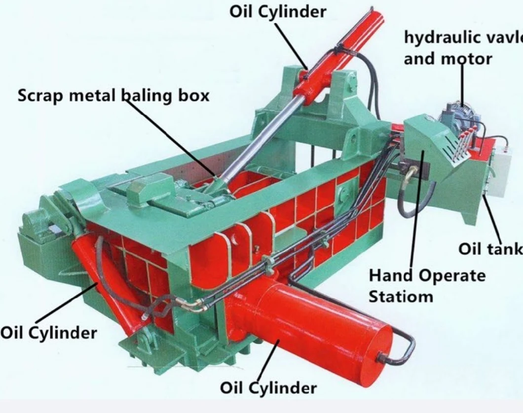 Y81f Hydraulic Metal Baler for Recycling Waste Metal Recycling Machine