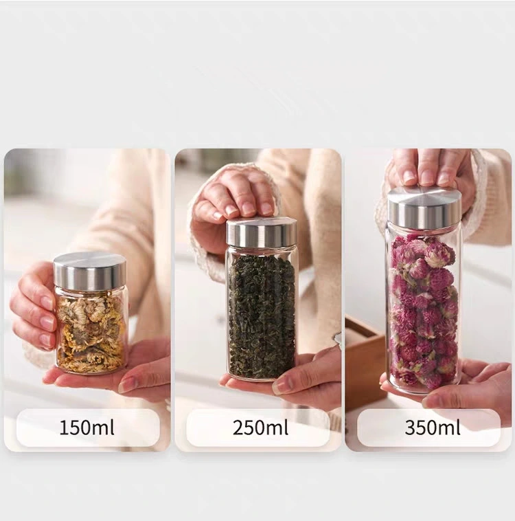 Portable Household Small High Borosilicate Glass Jar