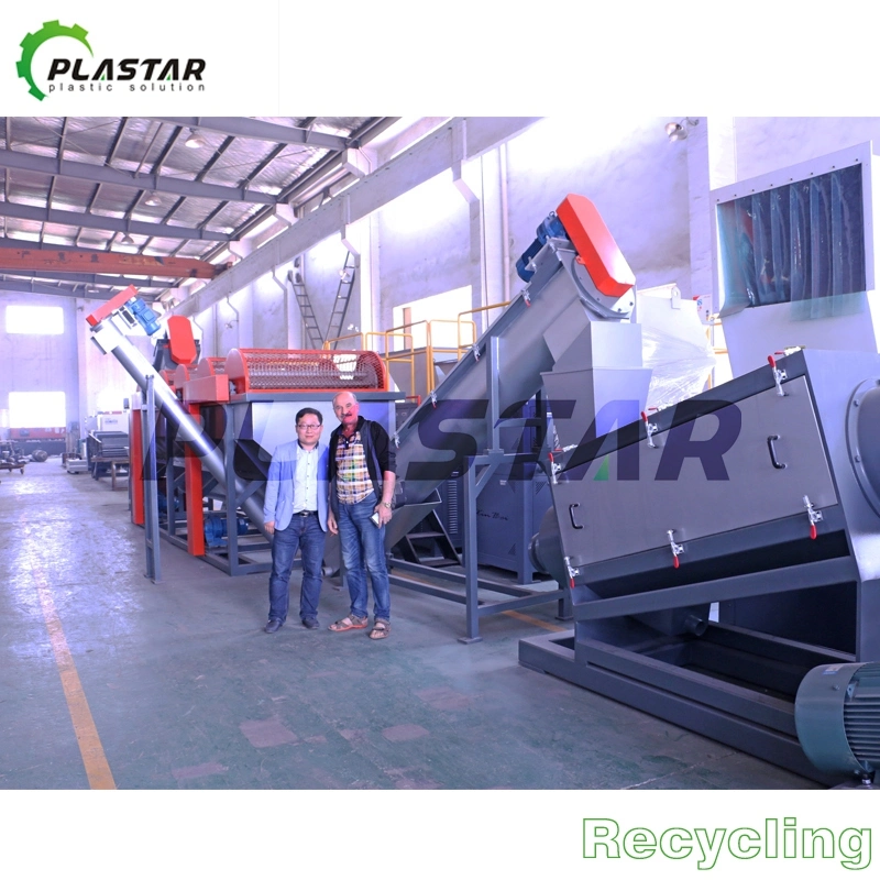 Small Capacity Waste PE Plastic Agriculture Film Recycling Line Machine
