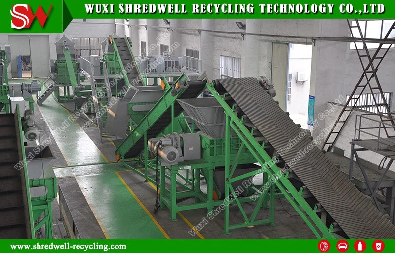 Double Shaft Used Metal Recycling Shredder for Waste/Used Car Body/Steel Shredding