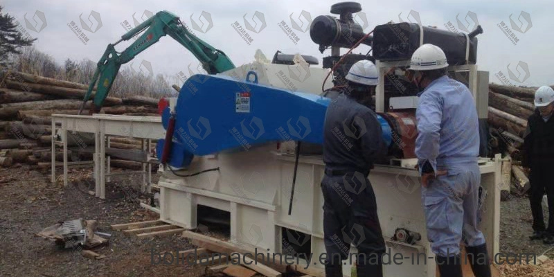 Bmpj216/55kw Wood Chipper Shredder and Industrial Wood Chipper with Ce