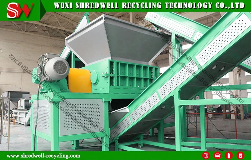 Double Shaft Scrap Rotor/Steel/Iron Shredder for Waste Metal Recycling