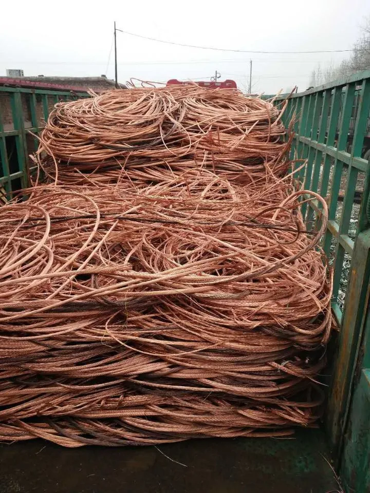 High Purity Wire Cable Copper Scrap Bare Copper Cable Wire Factory in Stock