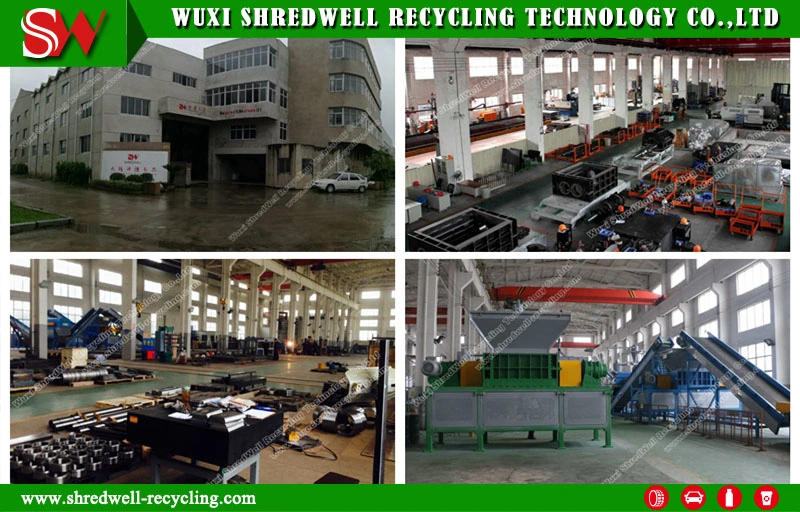 Industrial Double Shaft Scrap Metal Shredder for Recycling Waste Car/Metal Drum