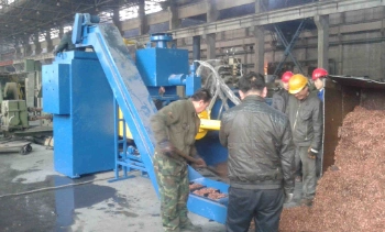 Y83W-250 Steel Chips Copper Granules Metal Scraps Briquette Making Machine