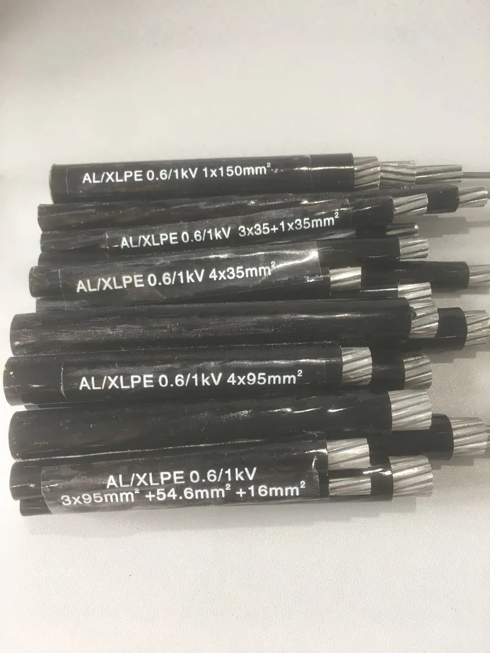 4X95sqmm Aluminum Electrical XLPE/PVC/PE Insulated Quadruplex ABC Cable