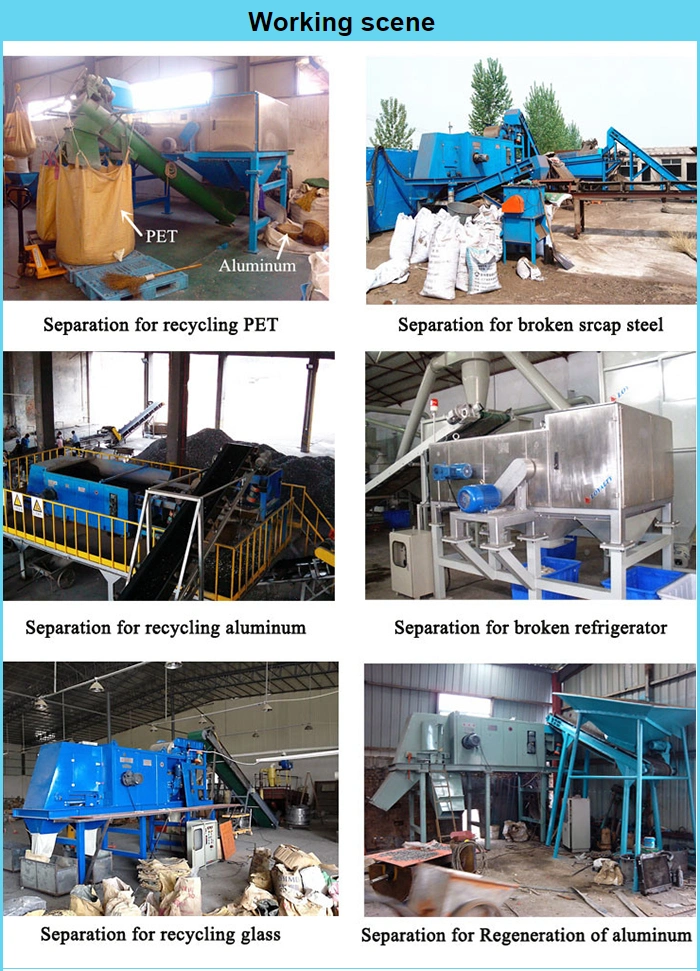 Paper Factory Separator Iron Sort Recycl System Eddy Current Separator