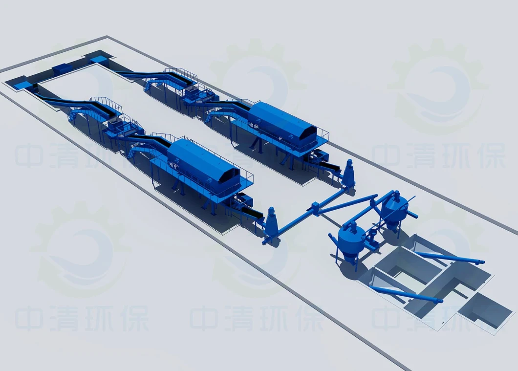 Waste Sorting Plant/Machine/Municipal Solid Waste/ Recycling/Recycle/Waste Treatment/Solution/Garbage/to Energy