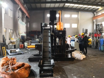 Hydraulic Waste Metal Scraps Briquette Making Machine