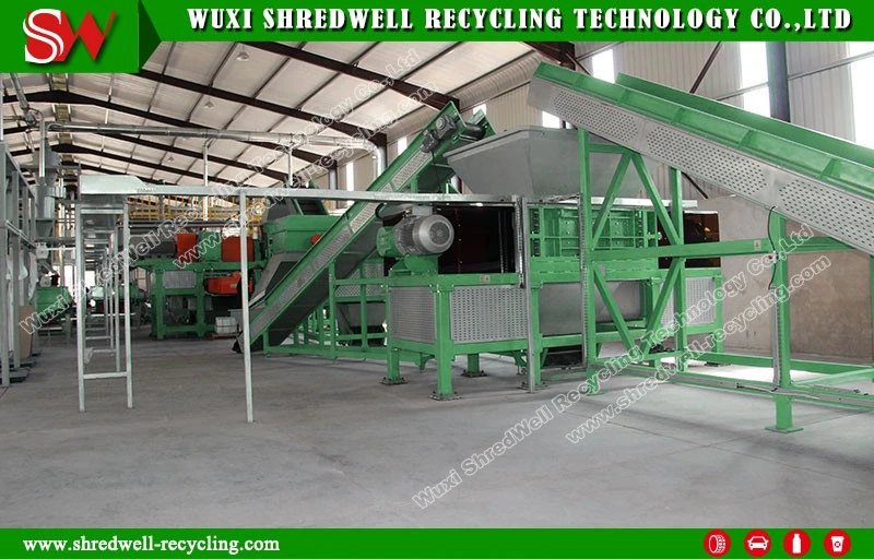 Double Shaft E-Waste Shredding Machine for Wood/Plastic/Tire/Metal Recycling