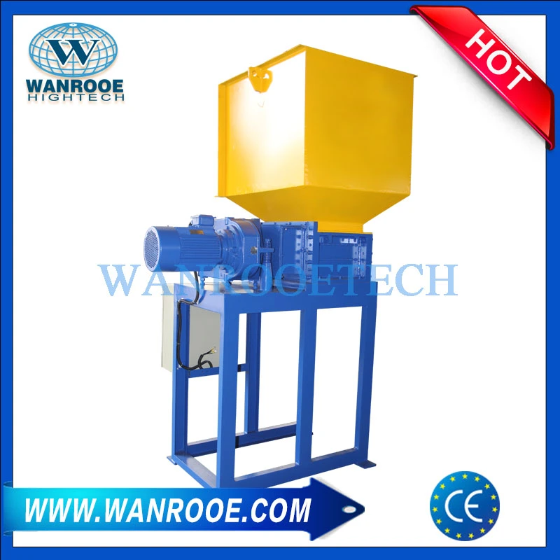 100-3000kg/H Waste Small Portable Metal Plastic Double Shaft Shredder Machine for Sale