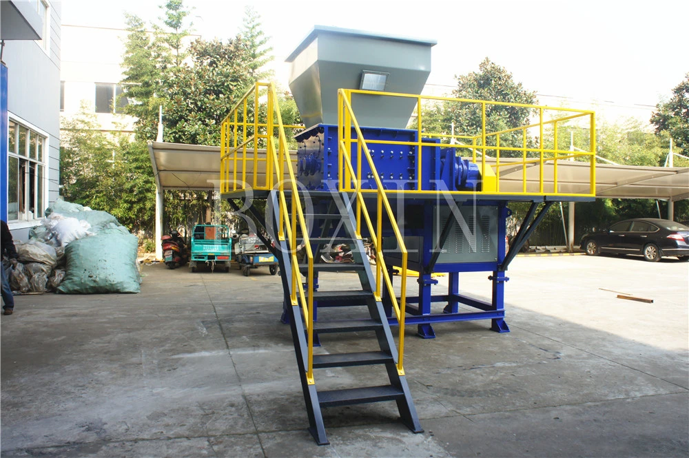 Double Shaft Shredder for Recycling Metal Scraps/Used Tires/Soild Waste/Plastic/Wood Crusher